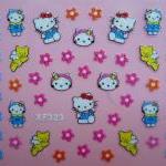 3D Nail Sticker Decal Hello..