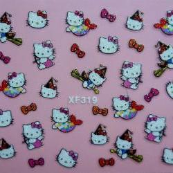 3D Nail Sticker Decal Hello Kitty designs for Nail Art & others decoration