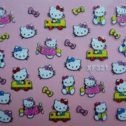 3D Nail Sticker Decal Hello Kitty designs for Nail Art & others decoration