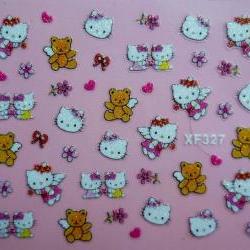 3D Nail Sticker Decal Hello Kitty designs for Nail Art & others decoration