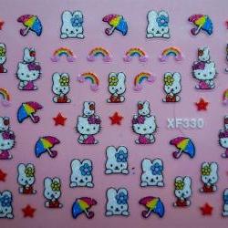 3D Nail Sticker Decal Hello Kitty designs for Nail Art & others decoration