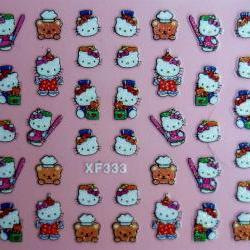3D Nail Sticker Decal Hello Kitty designs for Nail Art & others decoration